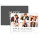 White and Grey Devoted Dreams Photo Save the Date Cards Image 1 of 6